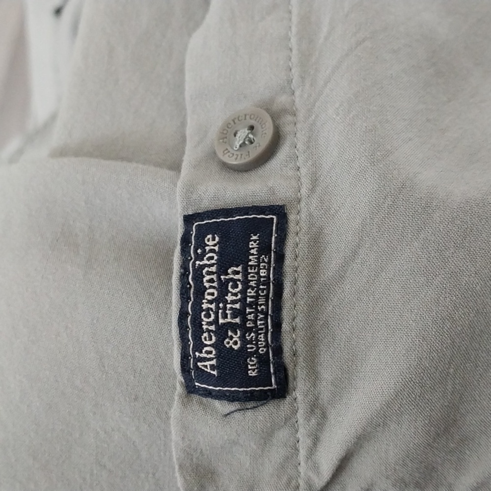 Abercombie & Fitch Women's Sage Green Classic loose Fit Button-down Size… - Picture 7 of 9